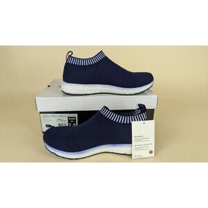 Aqua College Willow Slip On Sneakers Womens 7.5M Blue Knit Waterproof Shoes NWB